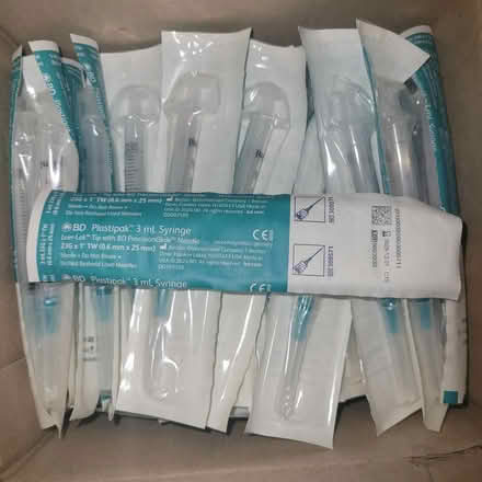 Photo of free Bd plastipak 3ml syringe 3 boxes (Palentine near reservoir) #2