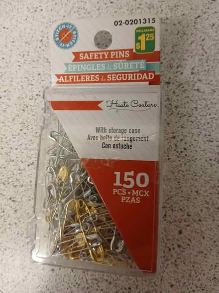 Photo of free Safety pins (Meadowvale and 401 area) #1