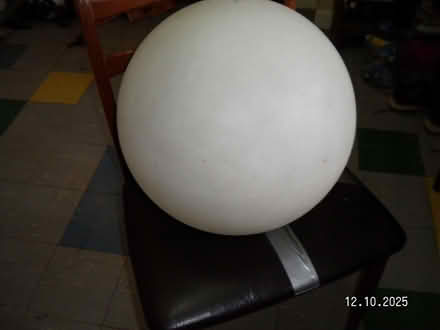 Photo of free Plastic globe 36cm diameter has a solar panel for lights (New Costessey NR5) #1