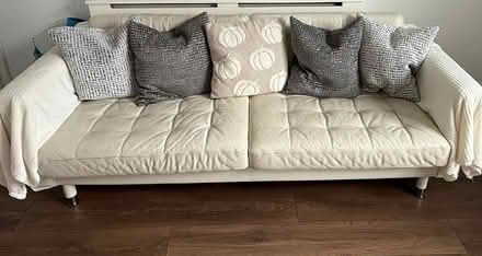 Photo of free 3 seat sofa and armchair (Heswall) #2