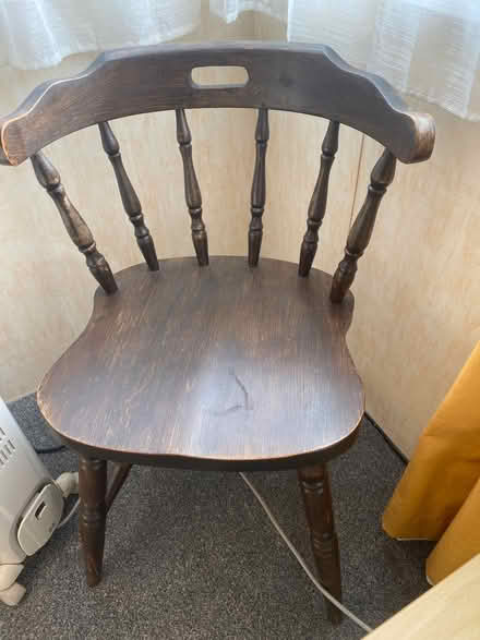 Photo of free Wooden Desk/Dining Chair (CT10) #1
