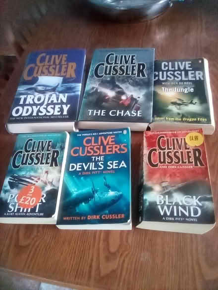 Photo of free Clive Cussler Books (Hedge End SO30) #2