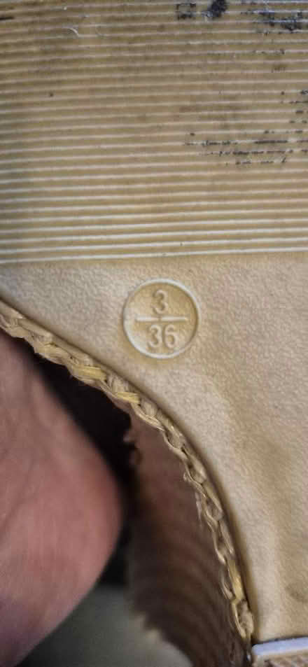 Photo of free Sling back wedge shoes size 3 (Great Moor SK3) #3