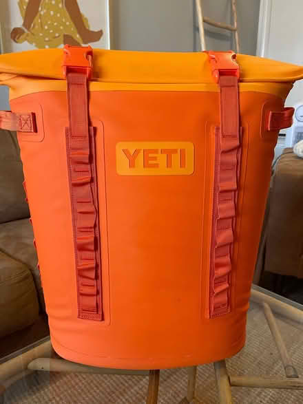 Photo of free Orange yeti backpack cooler (East Dallas) #1