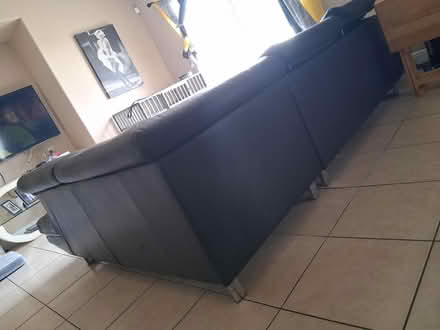 Photo of free Leather couch (Kissimmee fl) #4