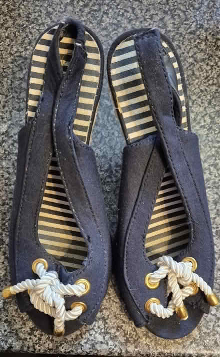 Photo of free Sling back wedge shoes size 3 (Great Moor SK3) #1