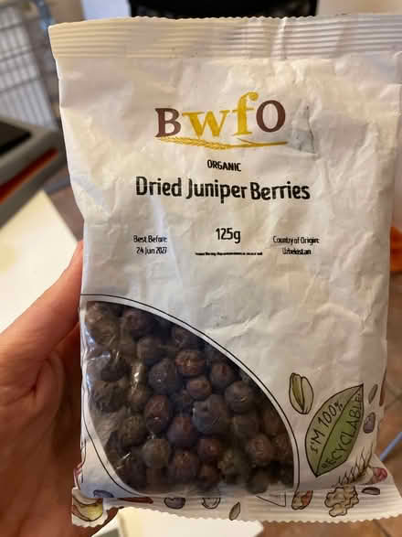 Photo of free Dried Juniper Berries 125g (CV23, Coton Park) #1