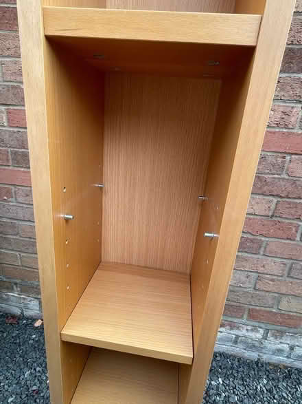 Photo of free Tall thin shelving unit (Lexden CO3) #3