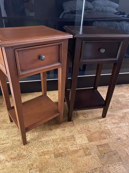 Photo of free Two side tables (West End Vancouver) #1