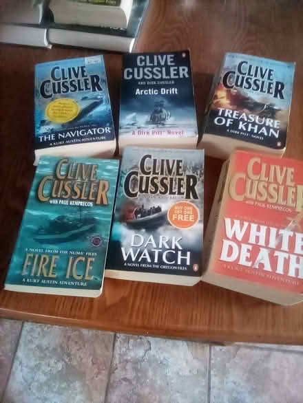 Photo of free Clive Cussler Books (Hedge End SO30) #1