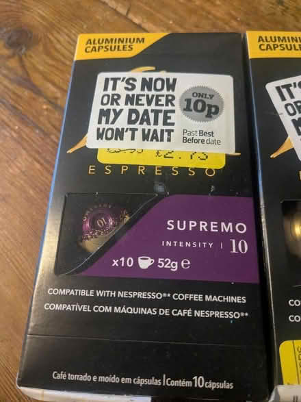 Photo of free Out of date coffee capsules (Earlham NR4) #2
