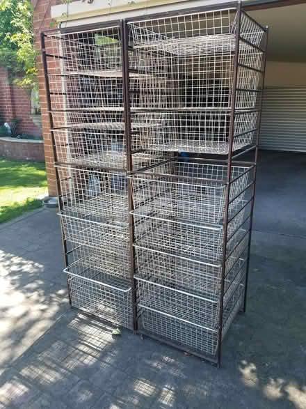 Photo of free ELFA baskets (shelf units) (Central Albury) #1