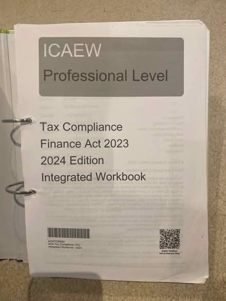 Photo of free ACA accounts folders/noes (Sevenoaks station) #4