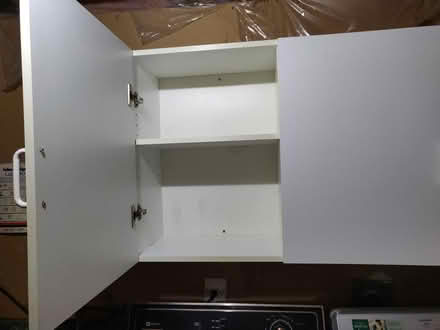 Photo of free White 3 Door Wall Mount Cabinet (Kanata) #2