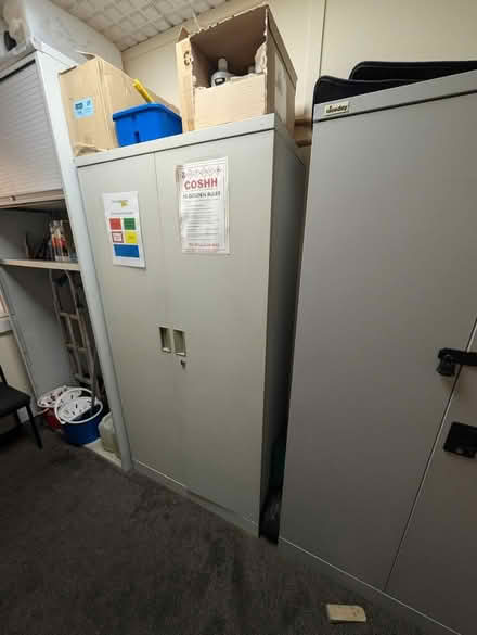 Photo of free Large metal cabinets (Rayleigh) #1