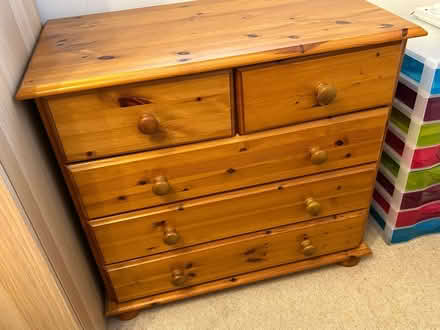 Photo of free Pine chest of drawers (Lymington SO41) #3
