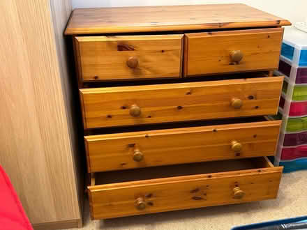 Photo of free Pine chest of drawers (Lymington SO41) #1