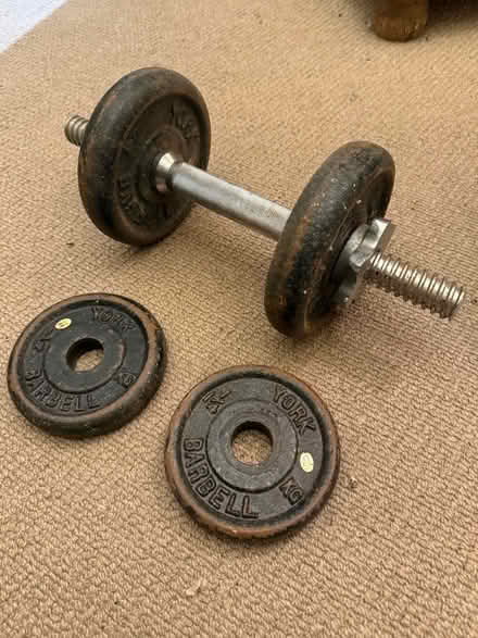 Photo of free Barbell and weights (New Southgate, N11) #1