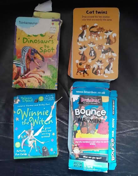 Photo of free Usborne & brain box card packs (Buxted TN22) #1