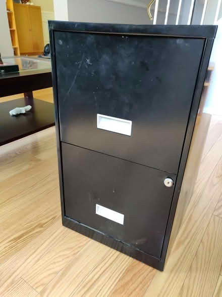 Photo of free Black Filing Cabinet (Kanata) #1
