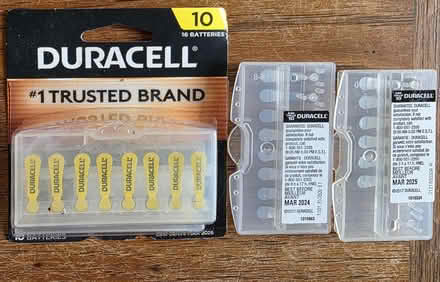 Photo of free Duracell #10 Hearing Aid Batteries (Adelphi (20783)) #1
