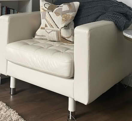 Photo of free 3 seat sofa and armchair (Heswall) #1