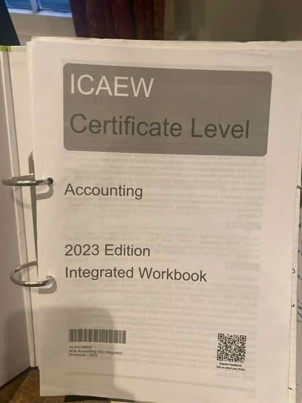 Photo of free ACA accounts folders/noes (Sevenoaks station) #3