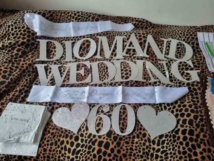 Photo of free Diamond wedding serviettes etc (Verwood BH31) #1