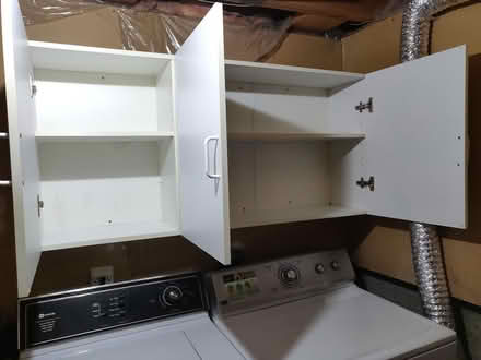 Photo of free White 3 Door Wall Mount Cabinet (Kanata) #3
