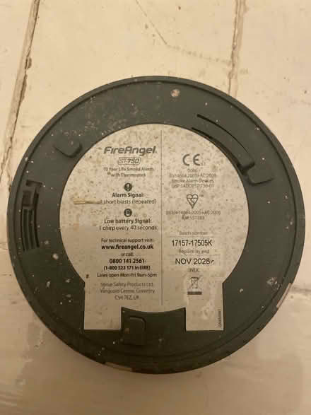 Photo of free FireAngel smoke detector (CW2) #2