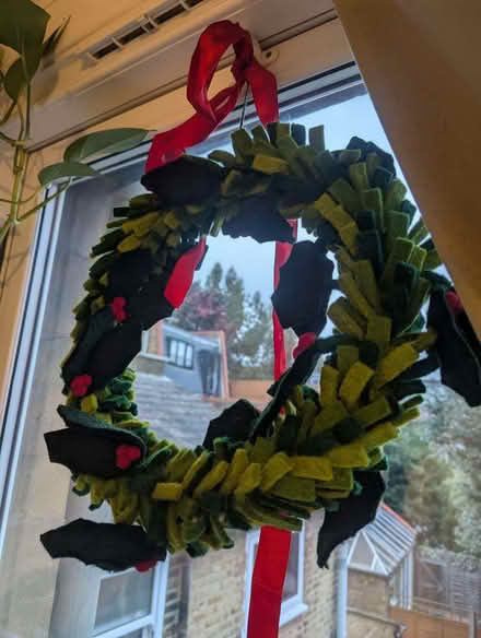 Photo of free Christmas Wreath (Fulham Palace Rd W6) #1