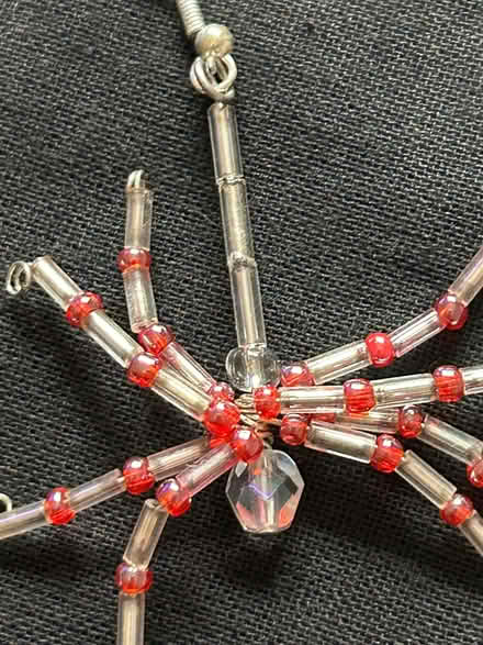 Photo of free Handmade glass bead spider earrings for Hallowe’en (Monks Hill CR2) #2