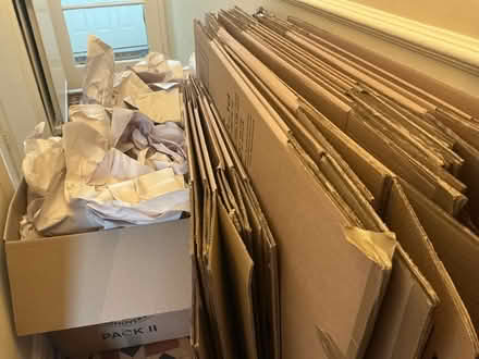 Photo of free Packing cases (flat packed) and paper (South Bank YO23) #1