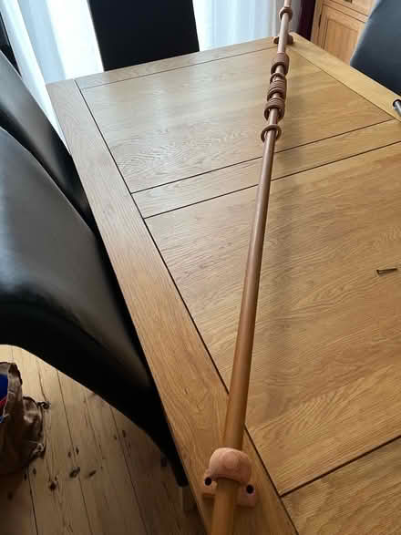 Photo of free Wooden curtain pole (Parson's Heath CO4) #1