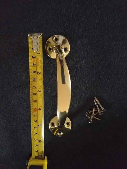 Photo of free Brass cabin handle (Ross-on-wye) #1