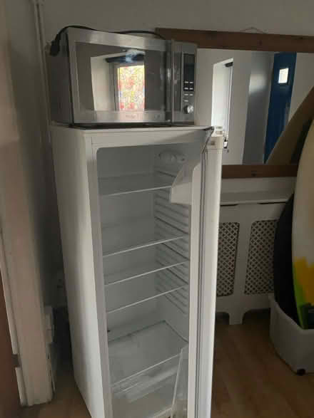 Photo of free Tall fridge and microwave oven (Newquay) #1