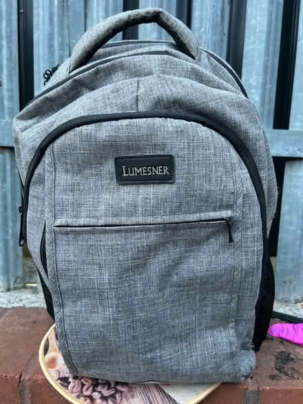 Photo of free Pre-Owned Grey Rucksack Bag (Bermondsey SE16) #1