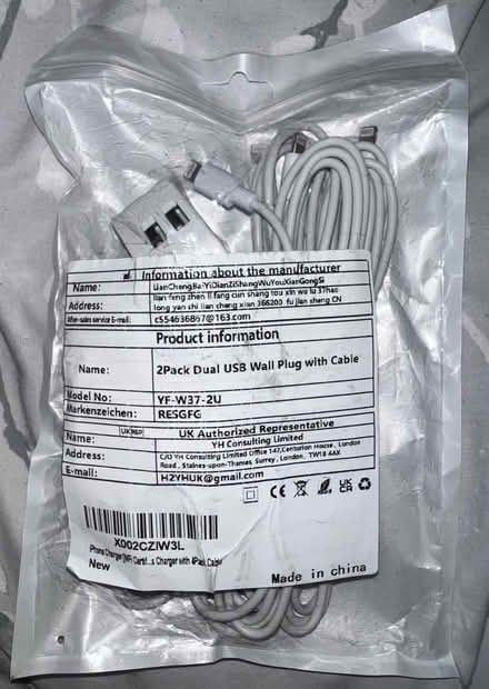 Photo of free 2 pack iphone usb lightning cable (Clapton) #1