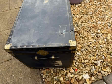 Photo of free Metal and wood trunk large (Yapton BN18) #3