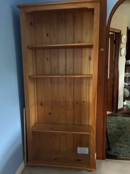 Photo of free Tall pine shelves (Belper) #1