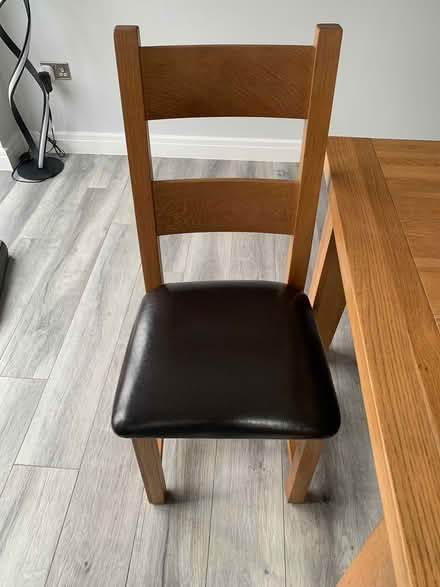 Photo of free Solid dining table & 6 chairs (Ruddington NG11) #2