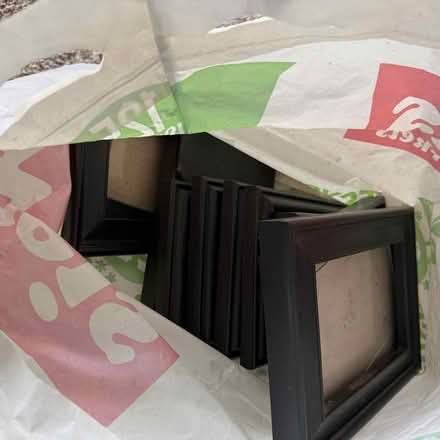 Photo of free 11 black plastic picture frames (Millsboro De) #2