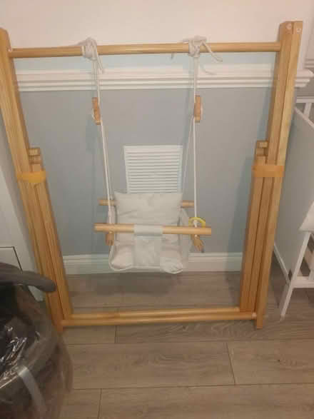 Photo of free Baby wooden swing indoor (Tottenham N17) #1