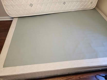 Photo of free Queen mattress box spring and frame (Memorial/candler) #1