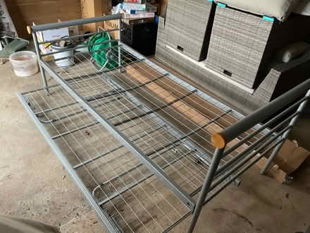 Photo of free Single/Double Metal Bed (Great Staughton PE19) #3