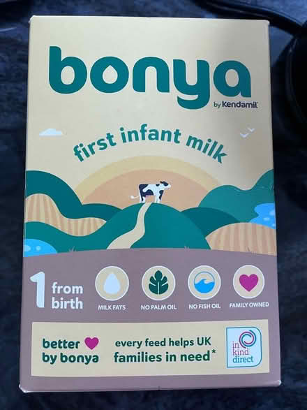 Photo of free Bonya by kendamil infant formula. (Leatherhead KT22) #1