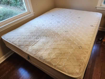 Photo of free Queen mattress box spring and frame (Memorial/candler) #3