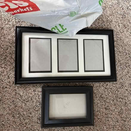 Photo of free 11 black plastic picture frames (Millsboro De) #1