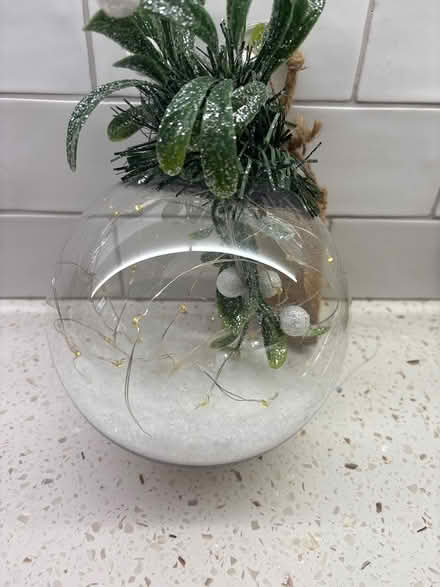 Photo of free 2 large clear baubles (Boxmoor, Hemel Hempstead) #1