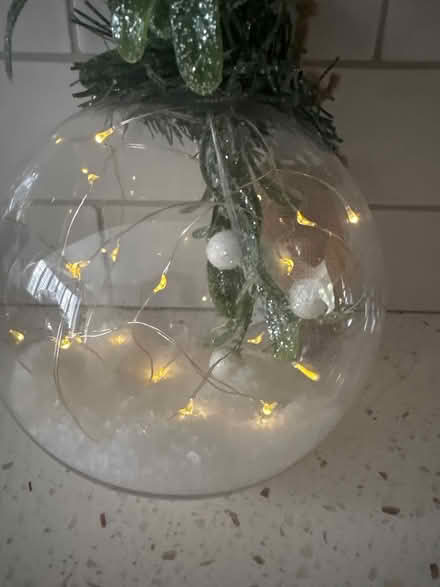 Photo of free 2 large clear baubles (Boxmoor, Hemel Hempstead) #2